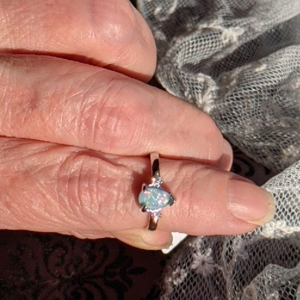 Boulder Chip Opal Ring